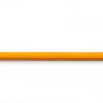 number two pencil over white background